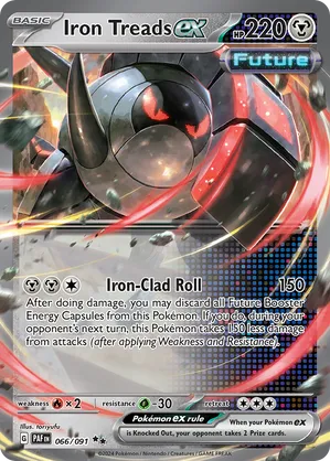 066/091 Iron Treads ex - Paldean Fates by Poké Zen DXB on MYNTED