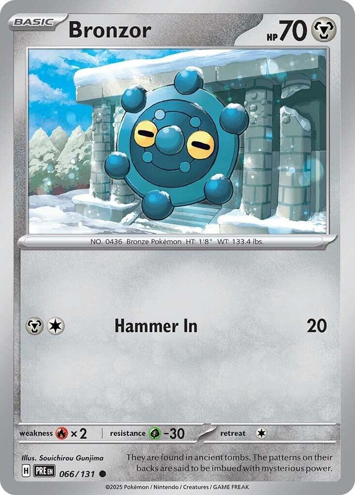 066/131 · Bronzor · Normal (PRE) by Dusk TCG on MYNTED