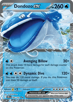066/182 Dondozo ex - Destined Rivals by Poké Zen DXB on MYNTED