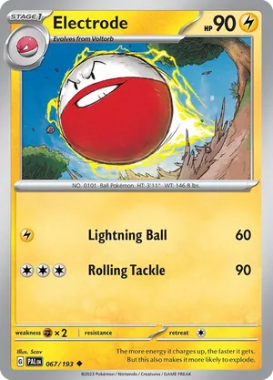 066/193 Voltorb - Paldea Evolved by Poké Zen DXB on MYNTED