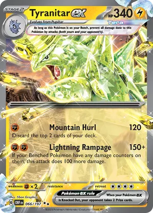 066/197 Tyranitar ex - Obsidian Flames by Poké Zen DXB on MYNTED