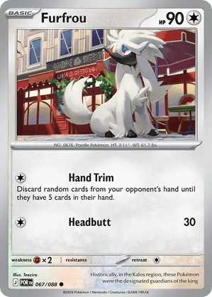 067/088 Furfrou - Reverse Holo - Perfect Order by Poké Zen DXB on MYNTED