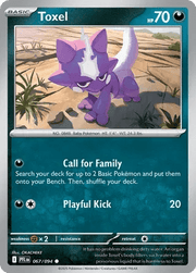 067/094 Toxel - Phantasmal Flames by Poké Zen DXB on MYNTED