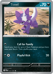 067/094 Toxel - Reverse Holo - Phantasmal Flames by Poké Zen DXB on MYNTED