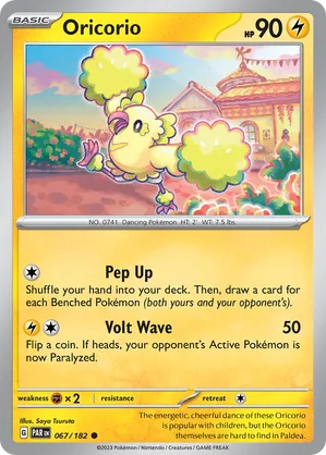 067/182 Oricorio - Reverse Holo - Paradox Rift by Poké Zen DXB on MYNTED