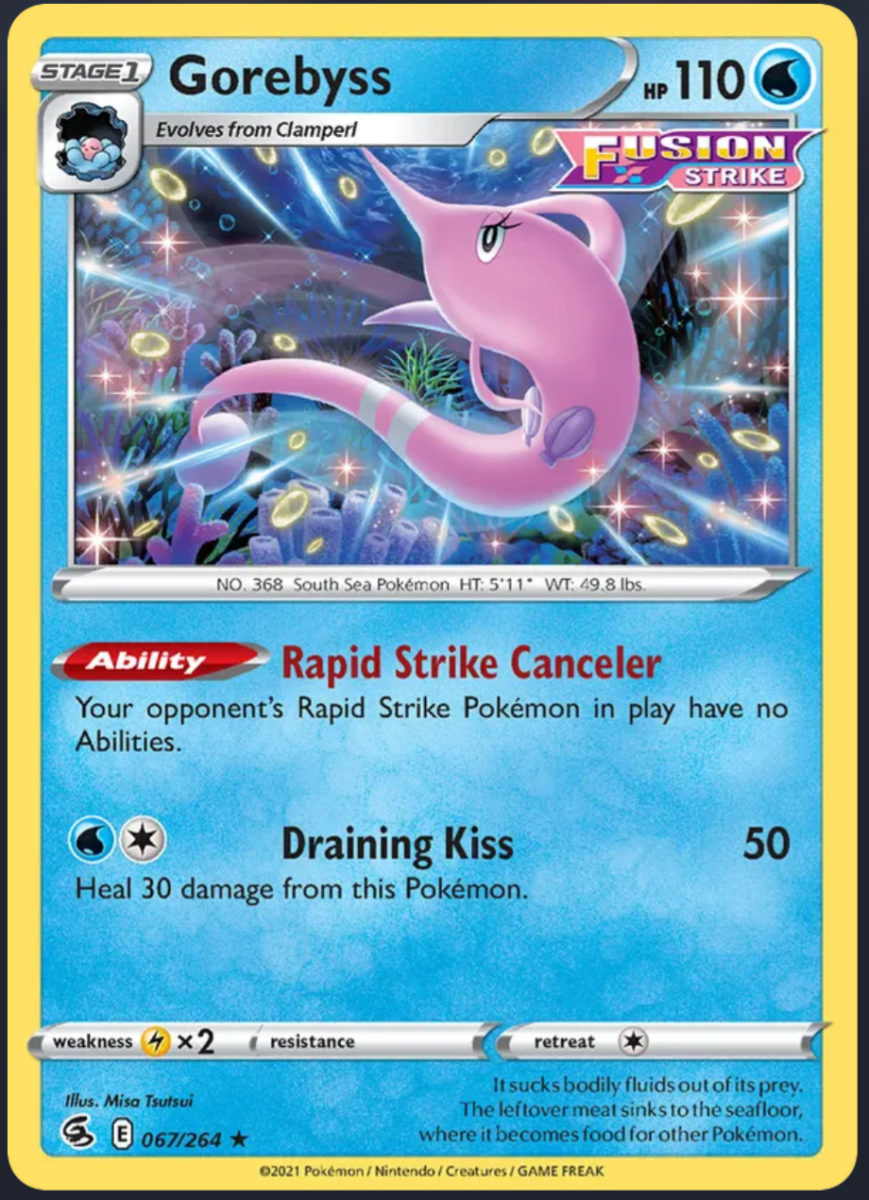 067/264 Gorebyss - Reverse Holo - Fusion Strike by Poké Zen DXB on MYNTED
