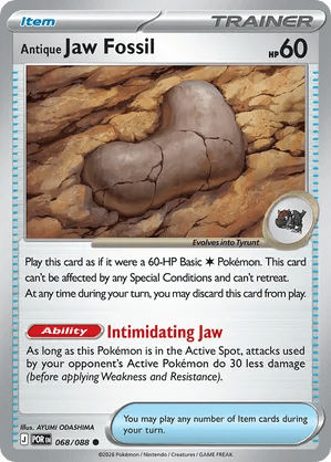 068/088 Antique Jaw Fossil - Perfect Order by Poké Zen DXB on MYNTED