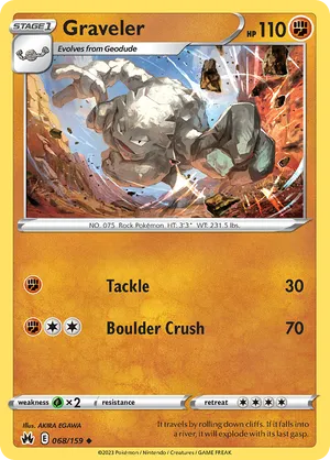 068/159 Graveler - Crown Zenith by Poké Zen DXB on MYNTED