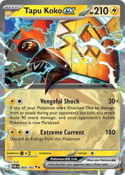 068/182 Tapu Koko ex - Paradox Rift by Poké Zen DXB on MYNTED