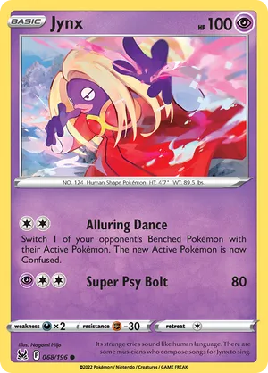 068/196 Jynx - Lost Origin by Poké Zen DXB on MYNTED