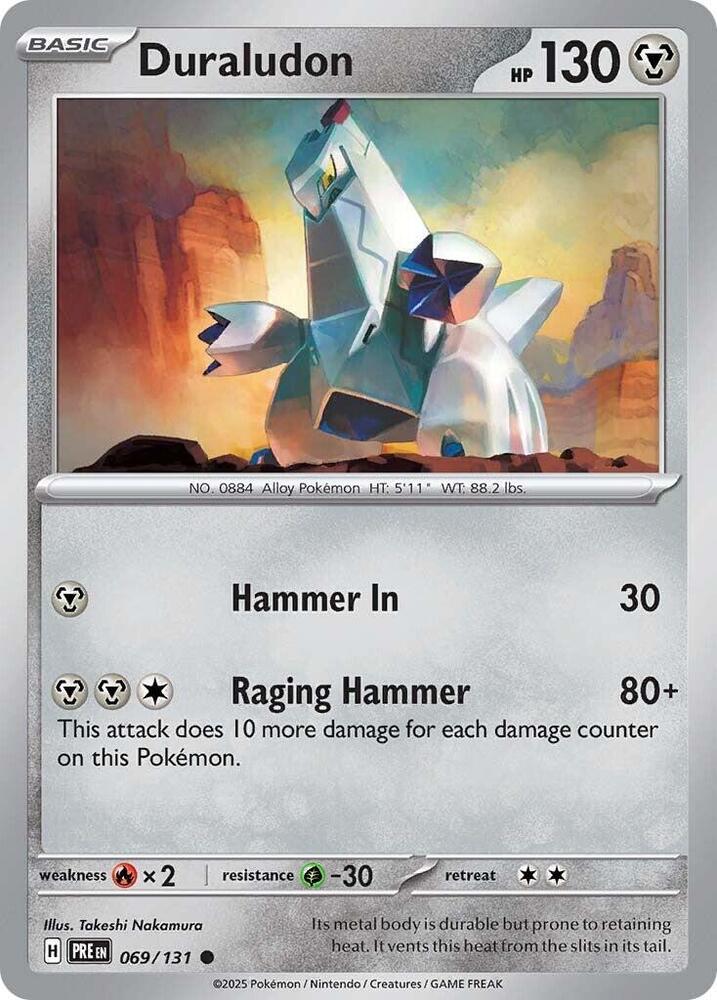 069/131 · Duraludon · Normal (PRE) by Dusk TCG on MYNTED