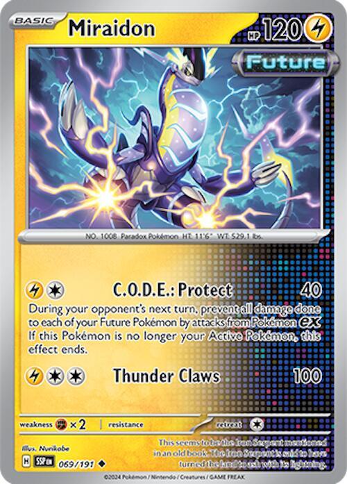 069/191 Miraidon Normal · Surging Sparks (SSP) by PokeMarsi on MYNTED