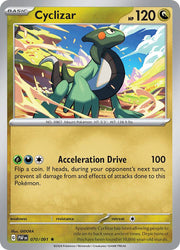 070/091 Cyclizar Holo · Paldean Fates (PAF) by PokeMarsi on MYNTED