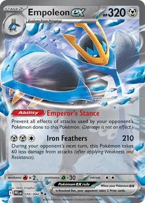 070/094 Empoleon ex - Phantasmal Flames by Poké Zen DXB on MYNTED