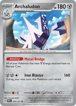 070/131 Archaludon - Prismatic Evolutions by Poké Zen DXB on MYNTED