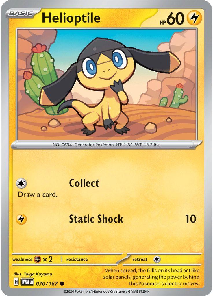 070/167 · Helioptile · Normal (TWM) by Dusk TCG on MYNTED