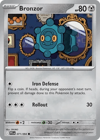 071/094 Bronzor - Phantasmal Flames by Poké Zen DXB on MYNTED
