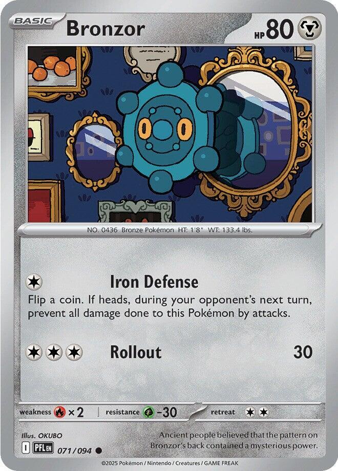 071/094 Bronzor Reverse Holofoil · Phantasmal Flames (PFL) by PokeMarsi on MYNTED