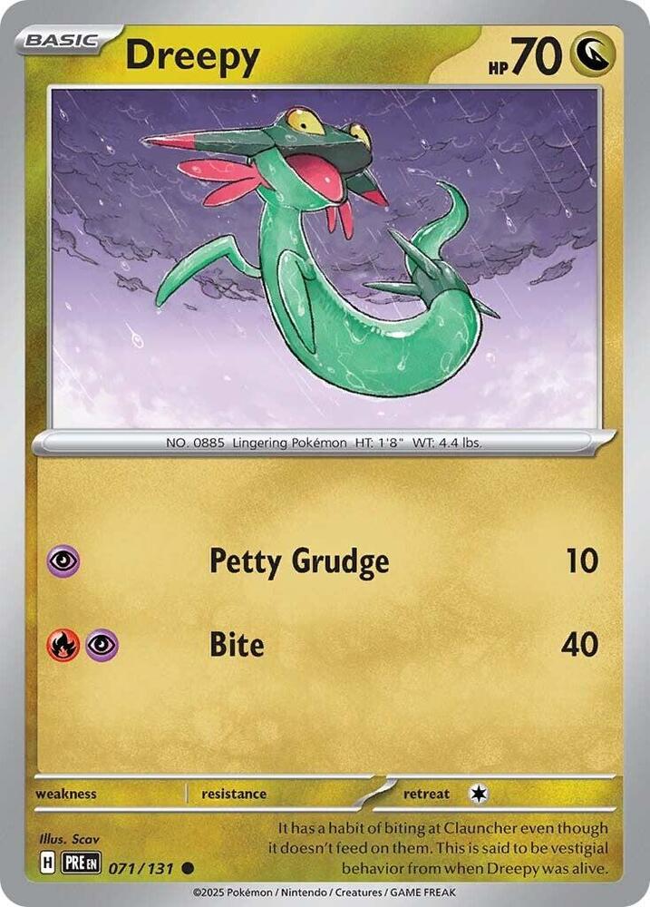 071/131 · Dreepy · Reverse Holo (PRE) by Dusk TCG on MYNTED