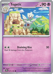 071/191 Togetic Normal · Surging Sparks (SSP) by PokeMarsi on MYNTED