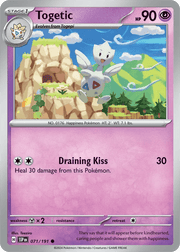071/191 Togetic - Reverse Holo - Surging Sparks by Poké Zen DXB on MYNTED