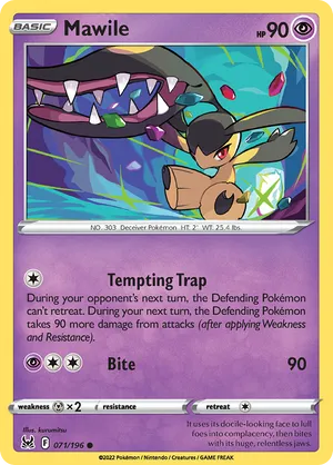 071/196 Mawile - Lost Origin by Poké Zen DXB on MYNTED