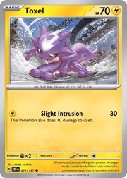 071/197 Toxel - Obsidian Flames by Poké Zen DXB on MYNTED