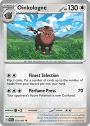 072/091 Oinkologne - Paldean Fates by Poké Zen DXB on MYNTED