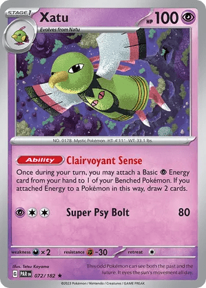 072/182 Xatu - Paradox Rift by Poké Zen DXB on MYNTED