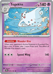 072/191 Togekiss Holo · Surging Sparks (SSP) by PokeMarsi on MYNTED