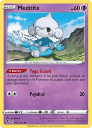 072/195 Meditite - Silver Tempest by Poké Zen DXB on MYNTED