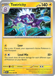072/197 · Toxtricity · Holo (OBF) by PokeMarsi on MYNTED