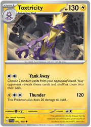 072/198 Toxtricity - Scarlet & Violet by Poké Zen DXB on MYNTED