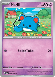 073/191 Marill - Surging Sparks by Poké Zen DXB on MYNTED