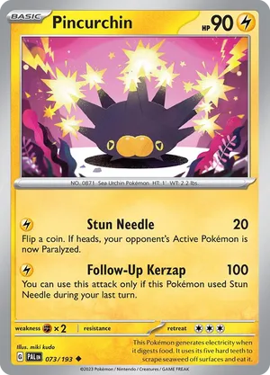 073/193 Pincurchin - Paldea Evolved by Poké Zen DXB on MYNTED