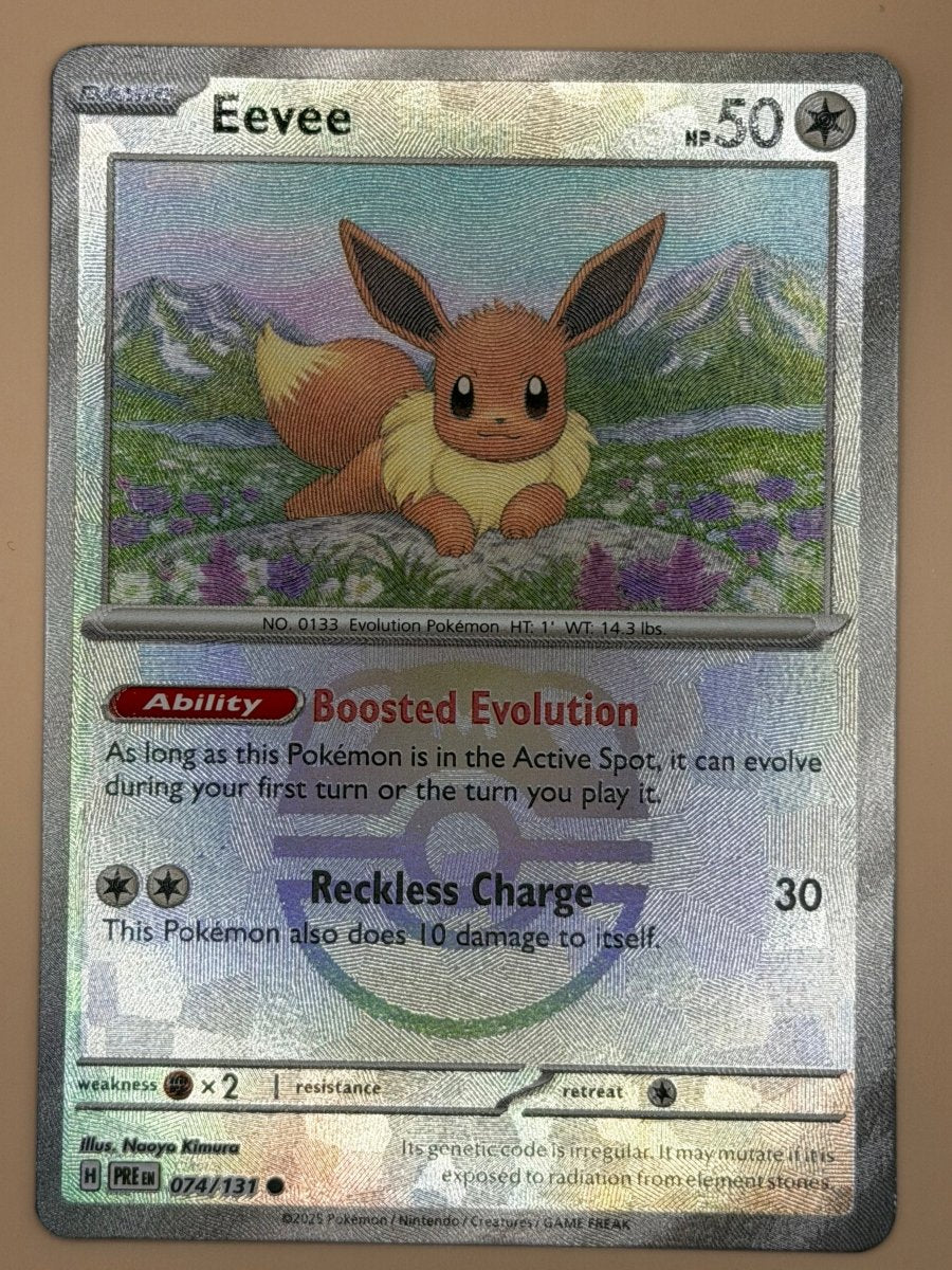 074/131 Eevee - Masterball Pattern - Prismatic Evolutions by Poké Zen DXB on MYNTED