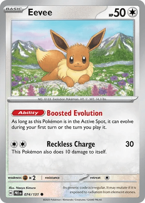074/131 Eevee - Prismatic Evolutions by Poké Zen DXB on MYNTED