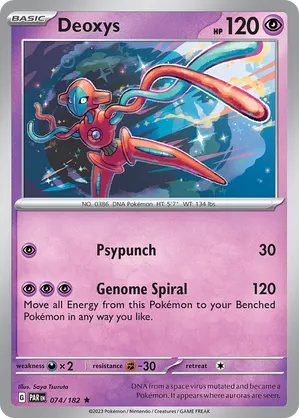 074/182 Deoxys - Paradox Rift by Poké Zen DXB on MYNTED
