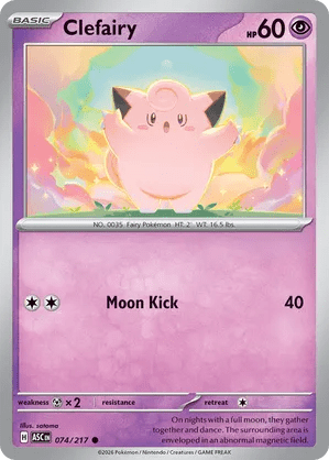074/217 Clefairy - Ascended Heroes by Poké Zen DXB on MYNTED
