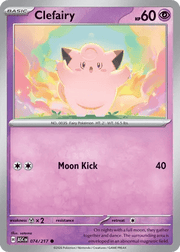 074/217 Clefairy - Energy Pattern Reverse Holo - Ascended Heroes by Poké Zen DXB on MYNTED
