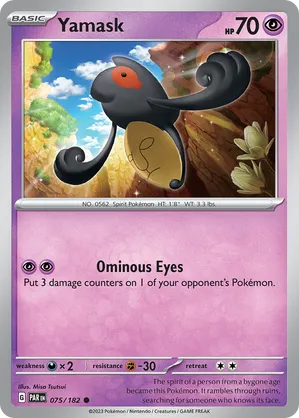 075/182 Yamask - Paradox Rift by Poké Zen DXB on MYNTED