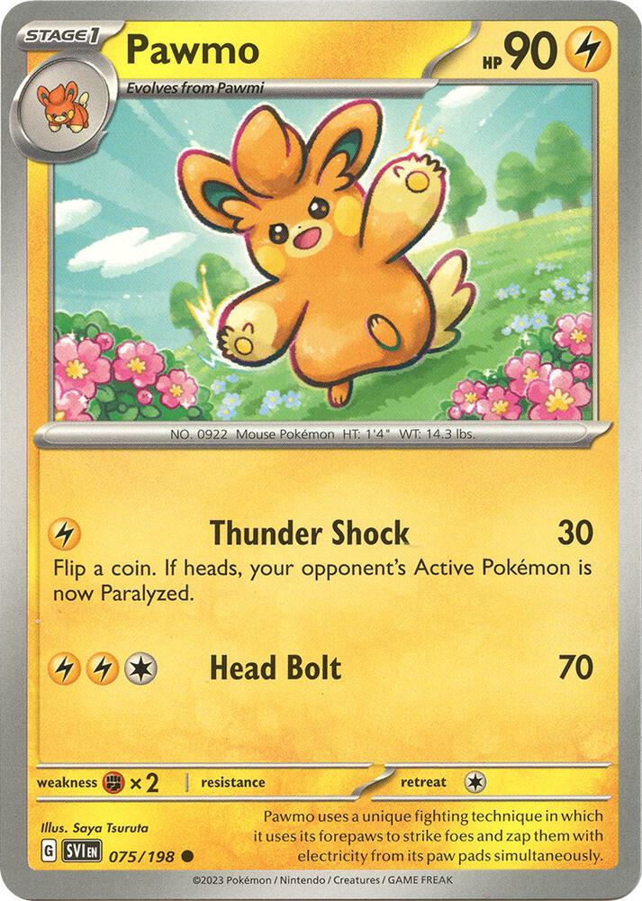 075/198 Pawmo Normal · Scarlet & Violet (SVI) by PokeMarsi on MYNTED