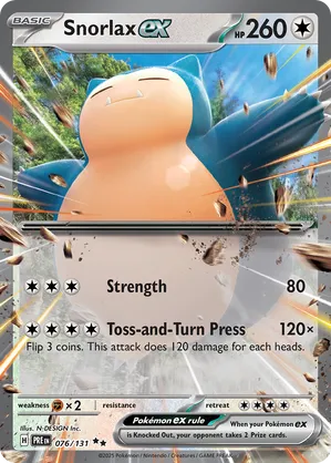 076/131 Snorlax ex - Prismatic Evolutions by Poké Zen DXB on MYNTED