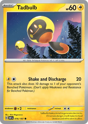076/197 Tadbulb - Obsidian Flames by Poké Zen DXB on MYNTED