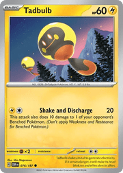 076/197 Tadbulb - Obsidian Flames by Poké Zen DXB on MYNTED