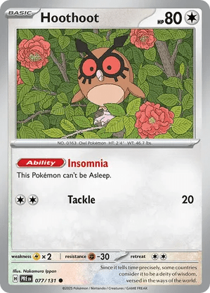 077/131 Hoothoot - Prismatic Evolutions by Poké Zen DXB on MYNTED