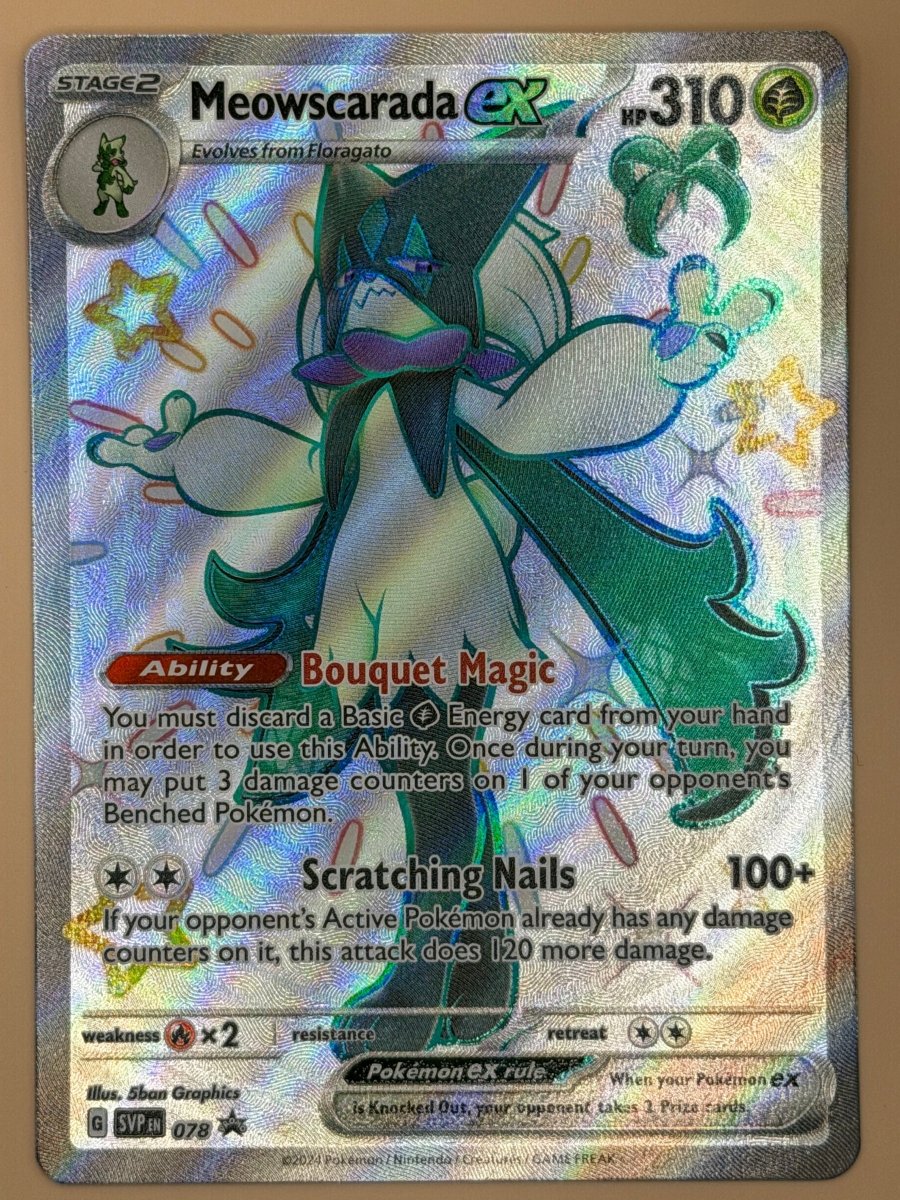 078 - Meowscarada ex Scarlet & Violet Promo by Poké Zen DXB on MYNTED