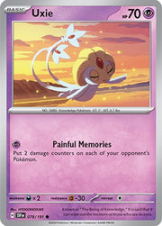 078/191 Uxie Normal · Surging Sparks (SSP) by PokeMarsi on MYNTED
