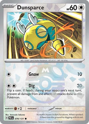 Dunsparce - 079/131 (Master Ball Pattern) - SV: Prismatic Evolutions (PRE)