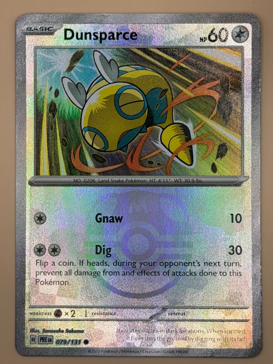 079/131 Dunsparce - Masterball Pattern - Prismatic Evolutions by Poké Zen DXB on MYNTED